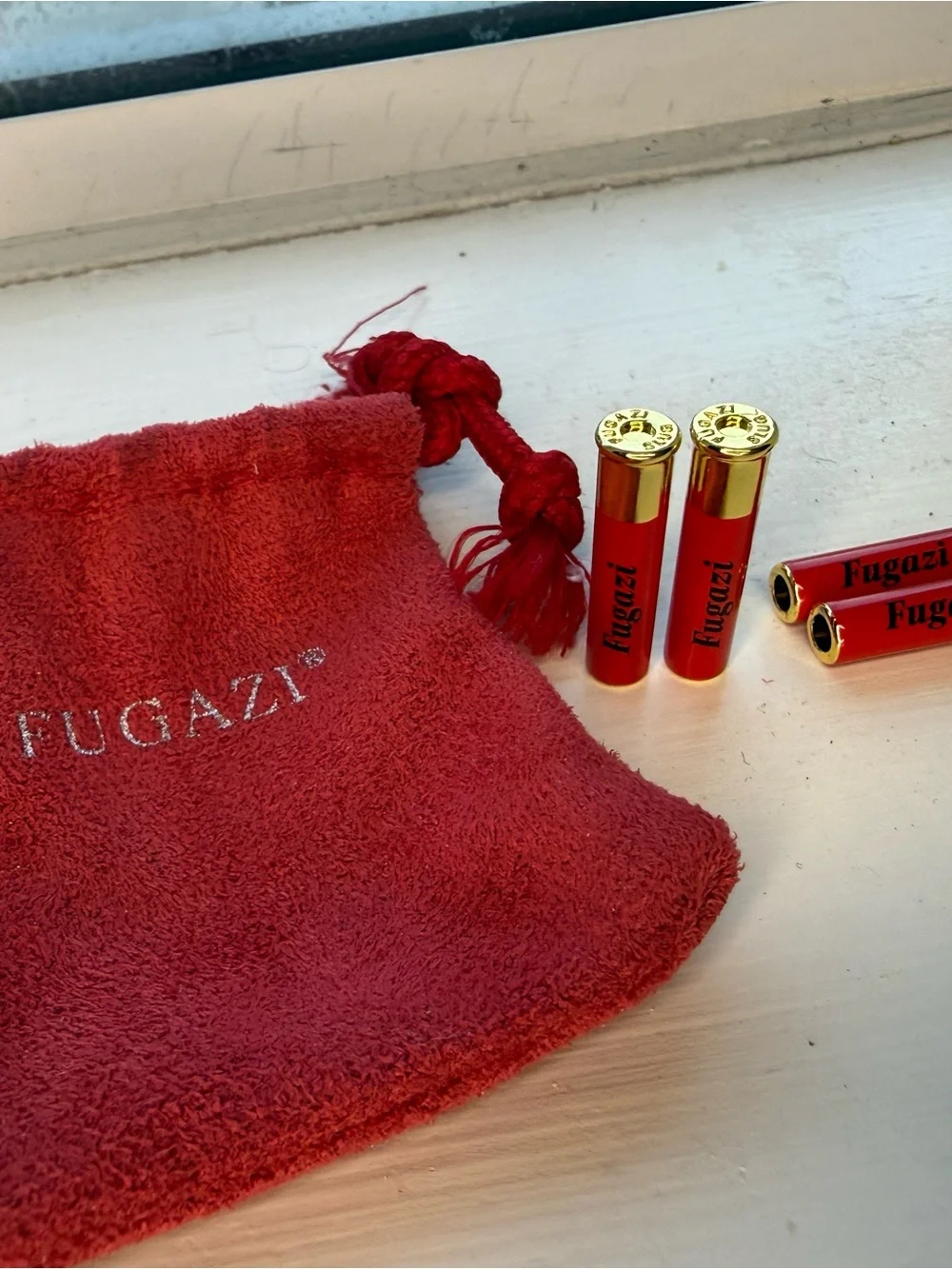 FUGAZI “Slug” Shotgun Shell Metal Lace Charm Set RARE GRAIL